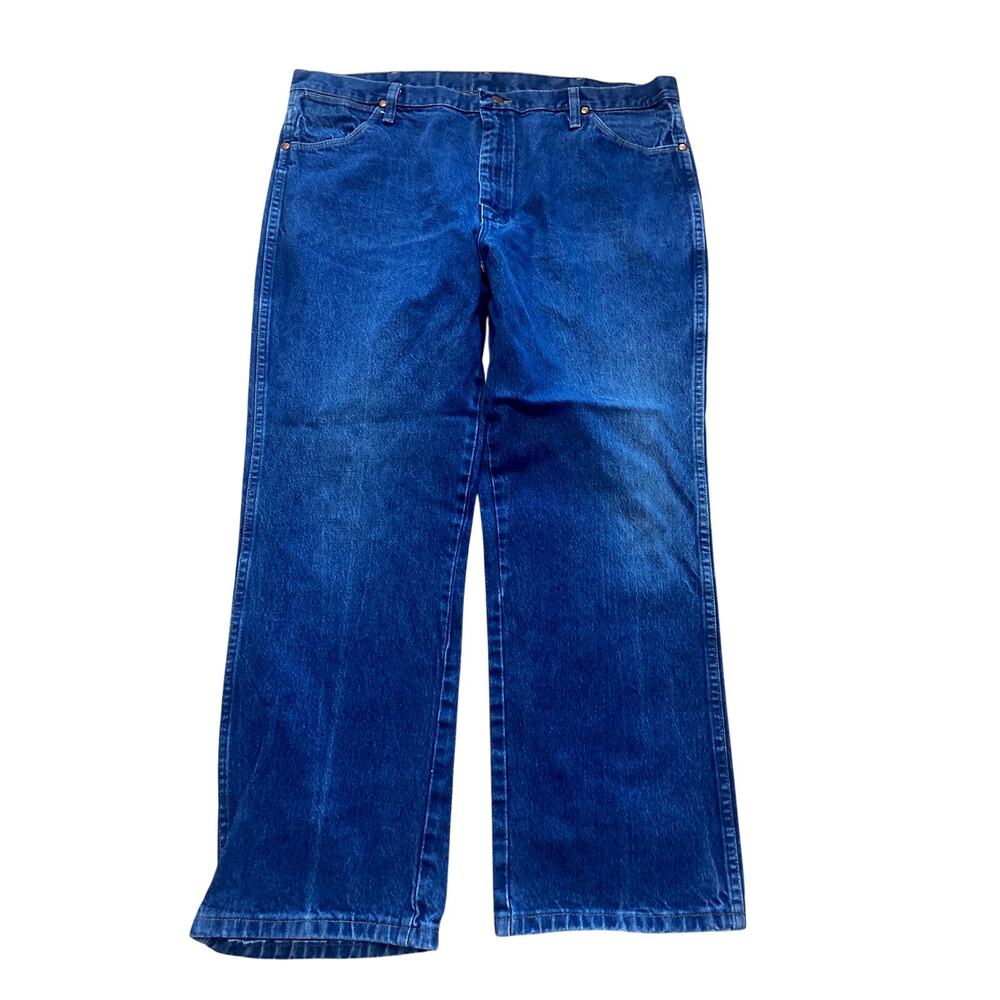 Vintage Wrangler 936PWD Slim Fit Cowboy Cut Blue Jeans Mens 40x30 Heavyweight